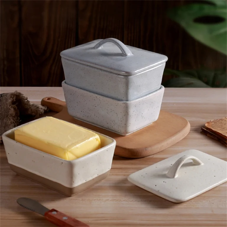 The Production Process of Ceramic Baking Dishes From Raw Materials to Your Oven 15 butter jar3