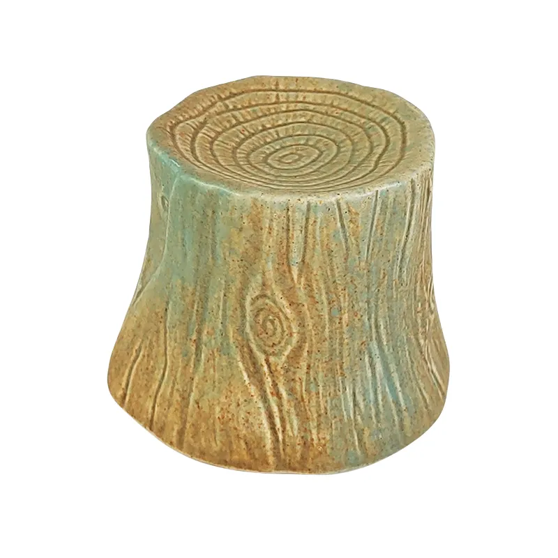 MYOUNG- Wholesaler Stock Sustainable Kiln Yellow and Blue Glaze Ceramic Tableware Hotel Catering Dinnerware Sets Restaurant Use 11 matte kiln dinnerware set sku16