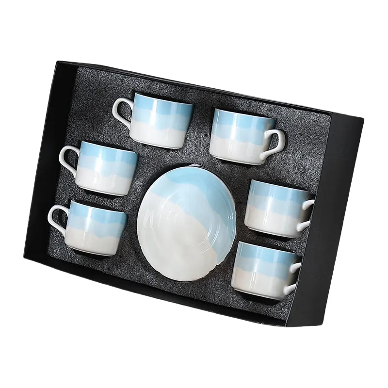 6set coffee cup and saucer set sku