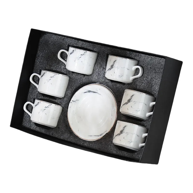 6set coffee cup and saucer set sku2