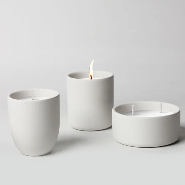 MYOUNG-Empty Ceramic Candle Jars,Artistry Candle Containers for Making Candles, DIY, Wedding, Decorations, Birthday, Gifts - Image 3