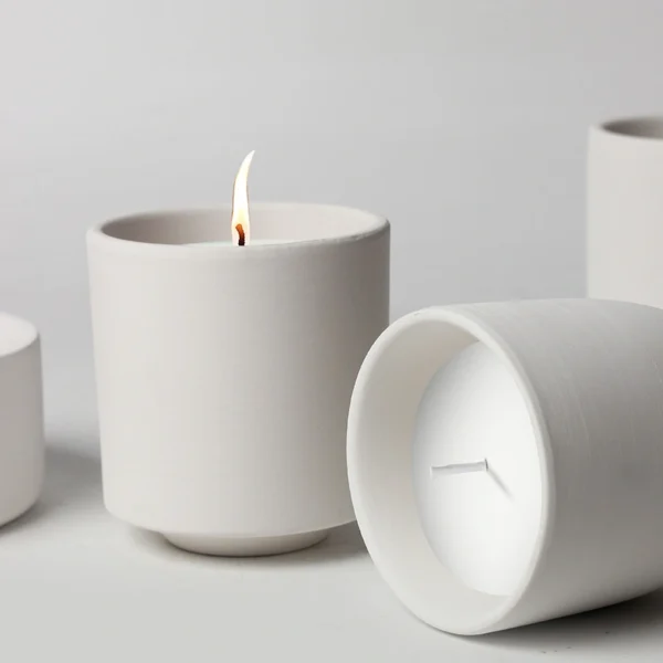 MYOUNG-Empty Ceramic Candle Jars,Artistry Candle Containers for Making Candles, DIY, Wedding, Decorations, Birthday, Gifts - Image 4
