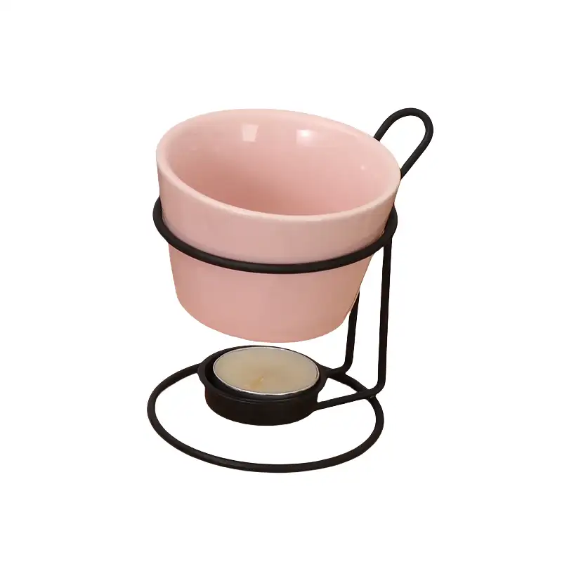 MYOUNG-Ceramic Chocolate Stove for Home Use Metal Frame Candle Fire Boiler Suit for Cheese Milk Tea Dessert Ice Cream Hot Pot Melting 8 Chocolate Fondue Set sku4