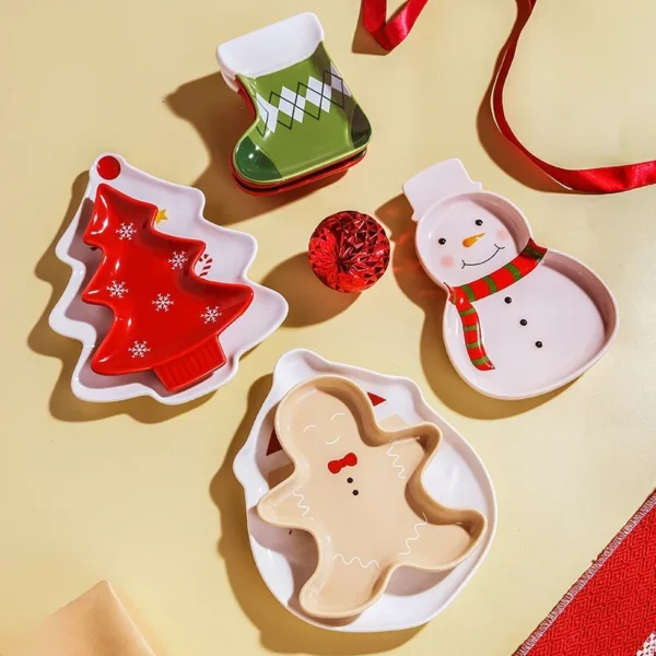 Christmas Ceramic Dinner Plate