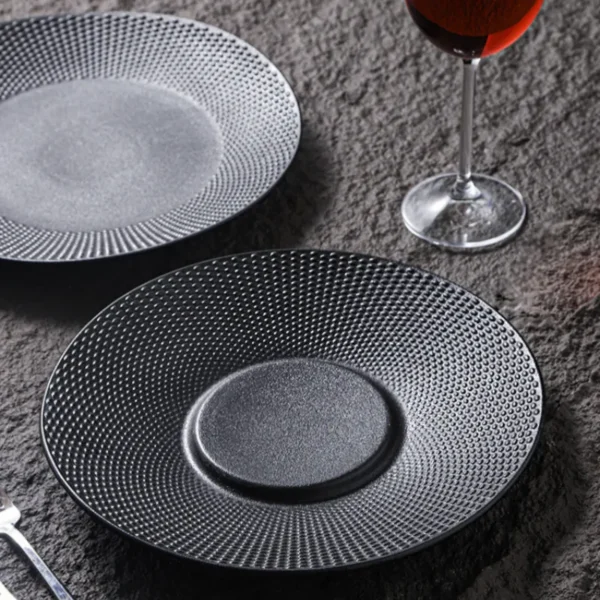 MYOUNG-Factory Directly Supply Porcelain Dinner Plate Deep Plate and Wide Edge For Pasta & Soup - Image 4