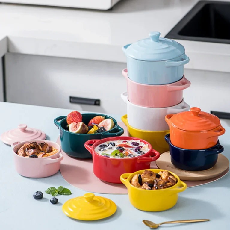 The Production Process of Ceramic Baking Dishes From Raw Materials to Your Oven 12 Dessert cup3