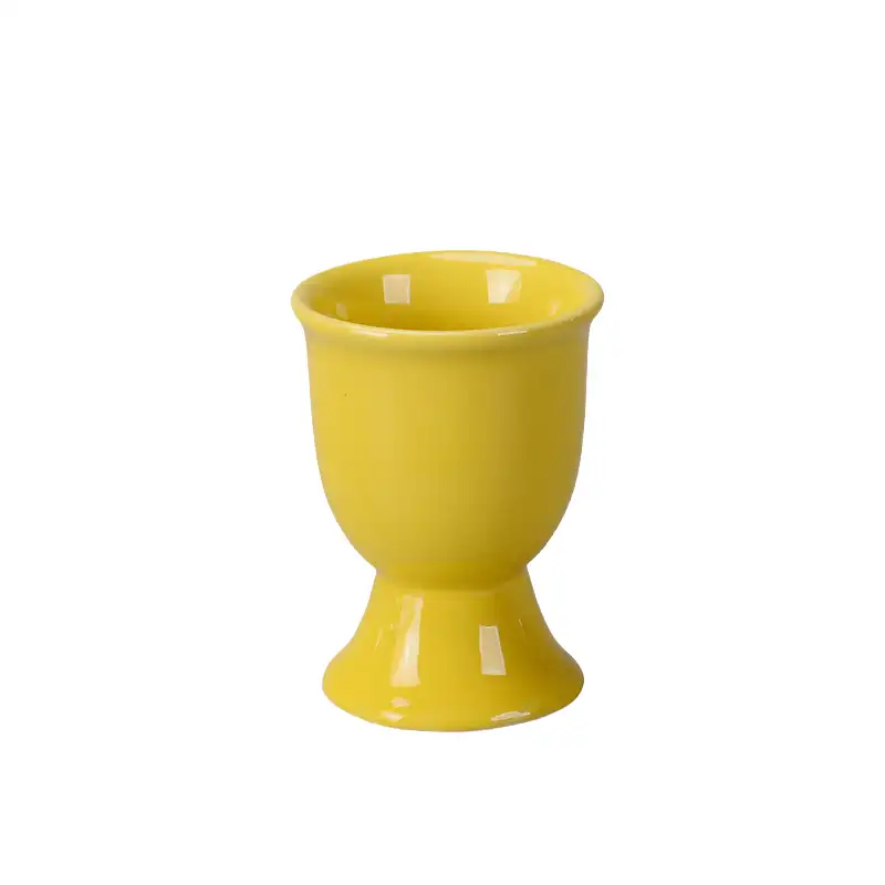 MYOUNG- Ceramic Egg Cups, Porcelain Colorful Egg Holder Set , Stand Holder for Soft Boiled Eggs, Microwave & Dishwasher Safe 11 Egg tray sku7