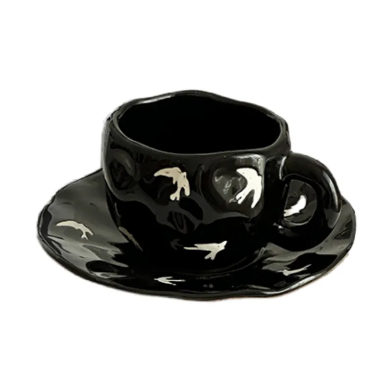 Pinched by hand cup and saucer sku6