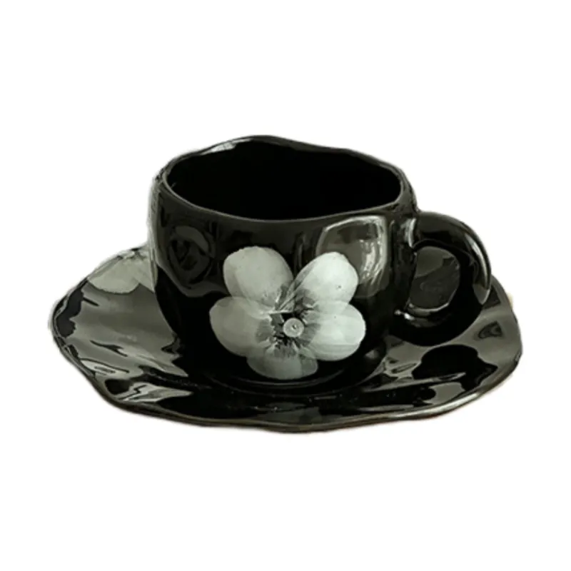 Pinched by hand cup and saucer sku7