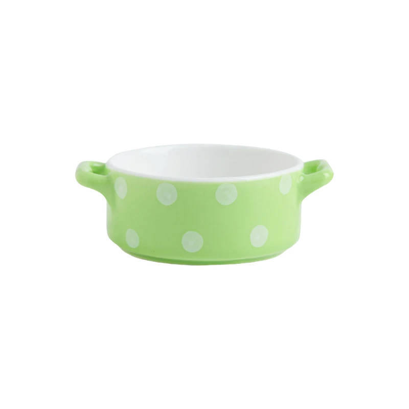 ceramic Dessert cup green