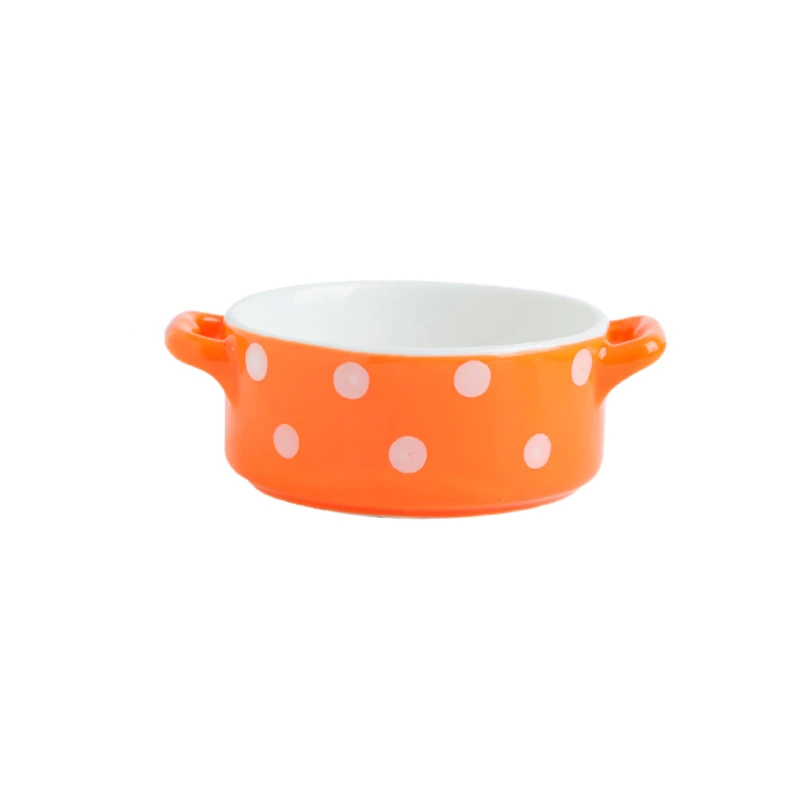 ceramic Dessert cup orange