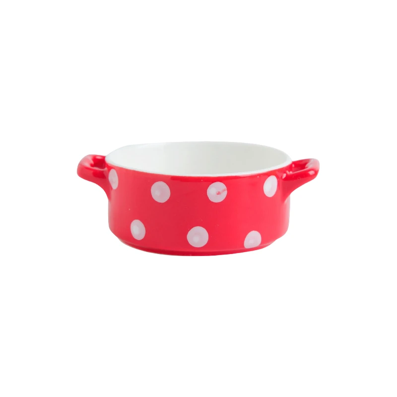 ceramic Dessert cup red