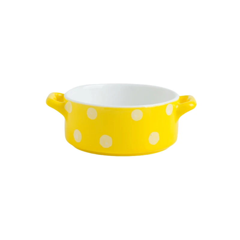 ceramic Dessert cup yellow