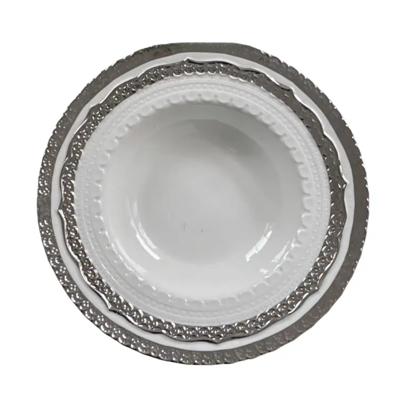 gilding relief ceramic tableware sliver