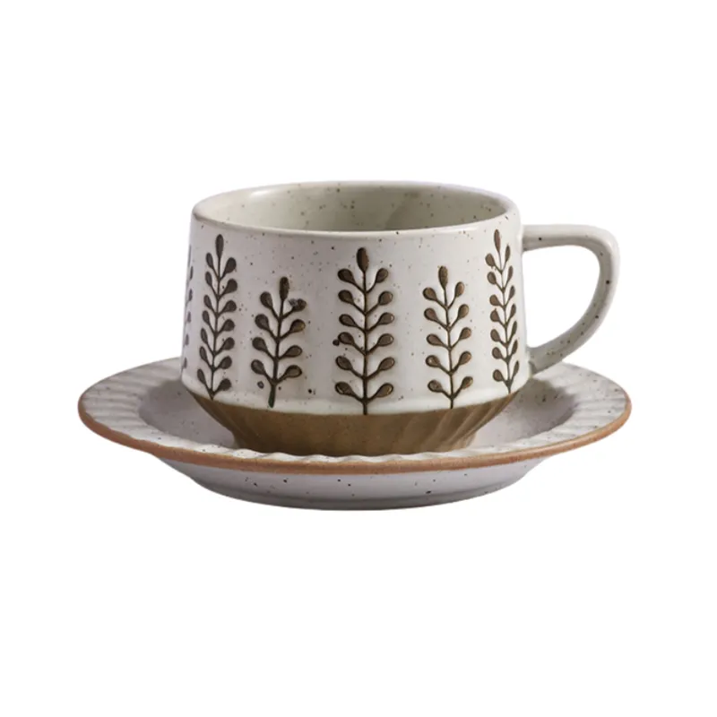 japanese coffee cup and saucer sku6
