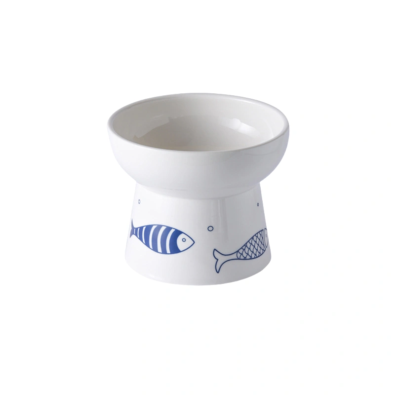 japanese style ceramic pet food bowl sku