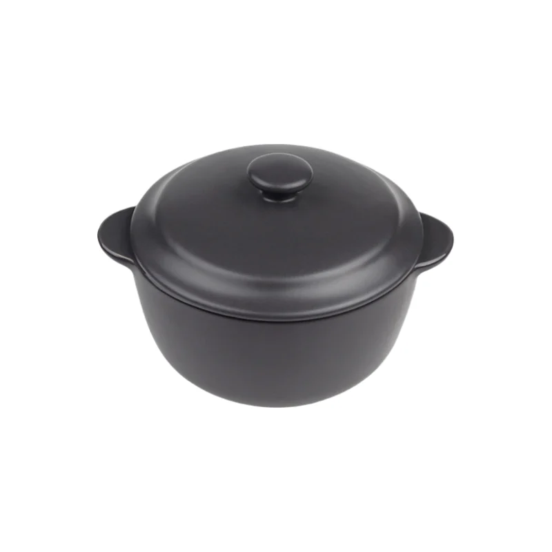 matte stew pot black