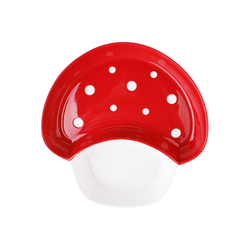 mushroom ceramic plate
