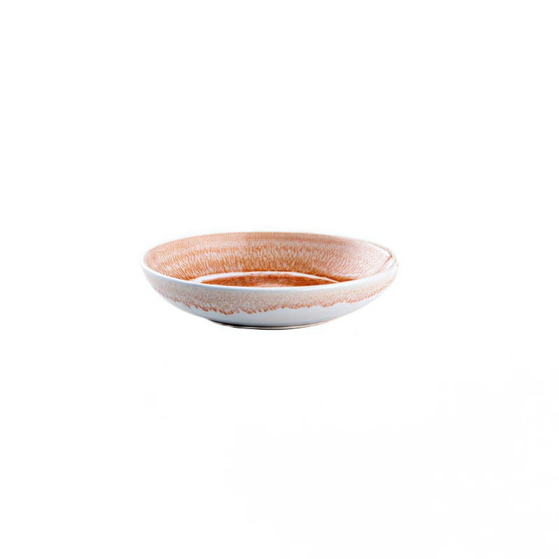 MYOUNG-Ceramic Reactive Glaze Orange Green Dinnerware Set,Manufacturers Direct Supply ,Highly Chip and Crack Resistant Plates and Bowls Set 8 reactive glaze blue pink dinnerware set dish