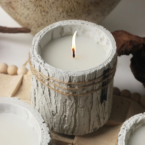 MYOUNG-Cement Truck Candle Jars Wholesale,Tree Truck Shape,S/M/L Size,Bulk Empty Candle Containers - Image 2