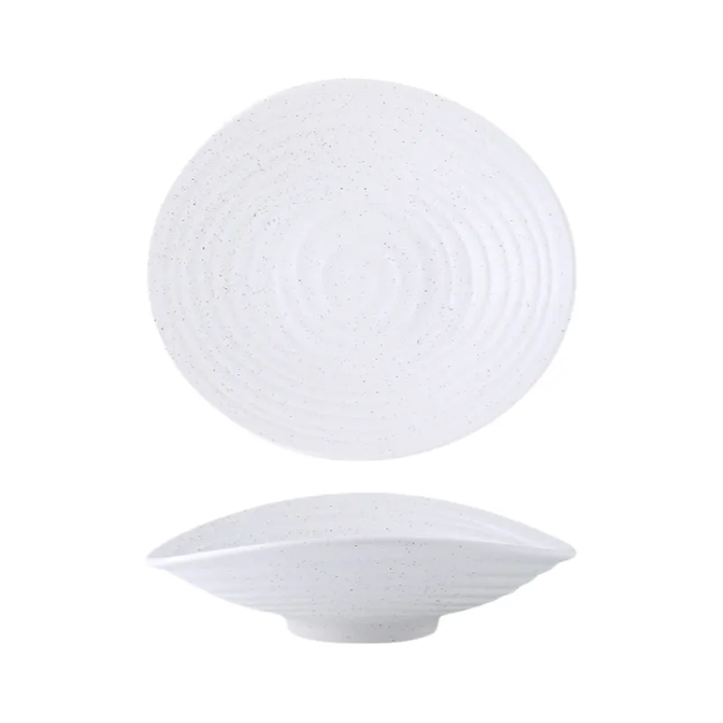 MYOUNG-Hotel Restaurant Supplies Porcelain Plates Dinnerware Set Plato Dish Plate Bowl Banquet Hall Emboss White Ceramic Wedding Plate Set 18 white dinner set sku11