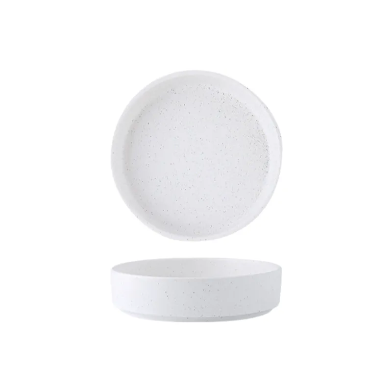 MYOUNG-Hotel Restaurant Supplies Porcelain Plates Dinnerware Set Plato Dish Plate Bowl Banquet Hall Emboss White Ceramic Wedding Plate Set 14 white dinner set sku6