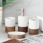 Porcelain Bathroom Accessories Set