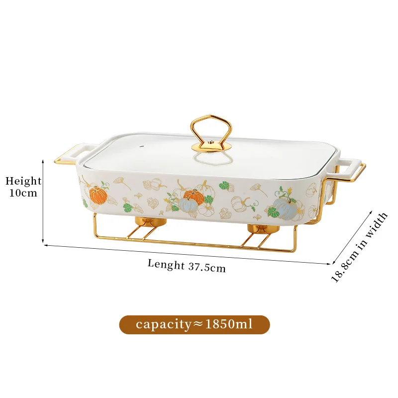 Customization Ceramic Food Alcohol Heating Container