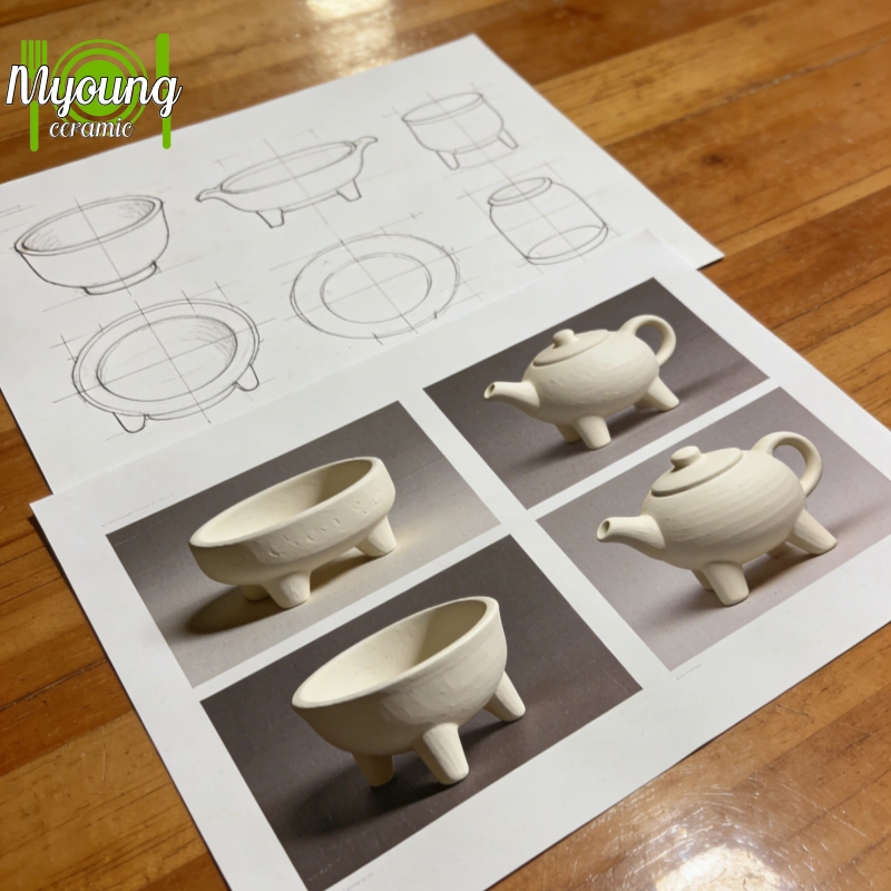 custom ceramic tableware design
