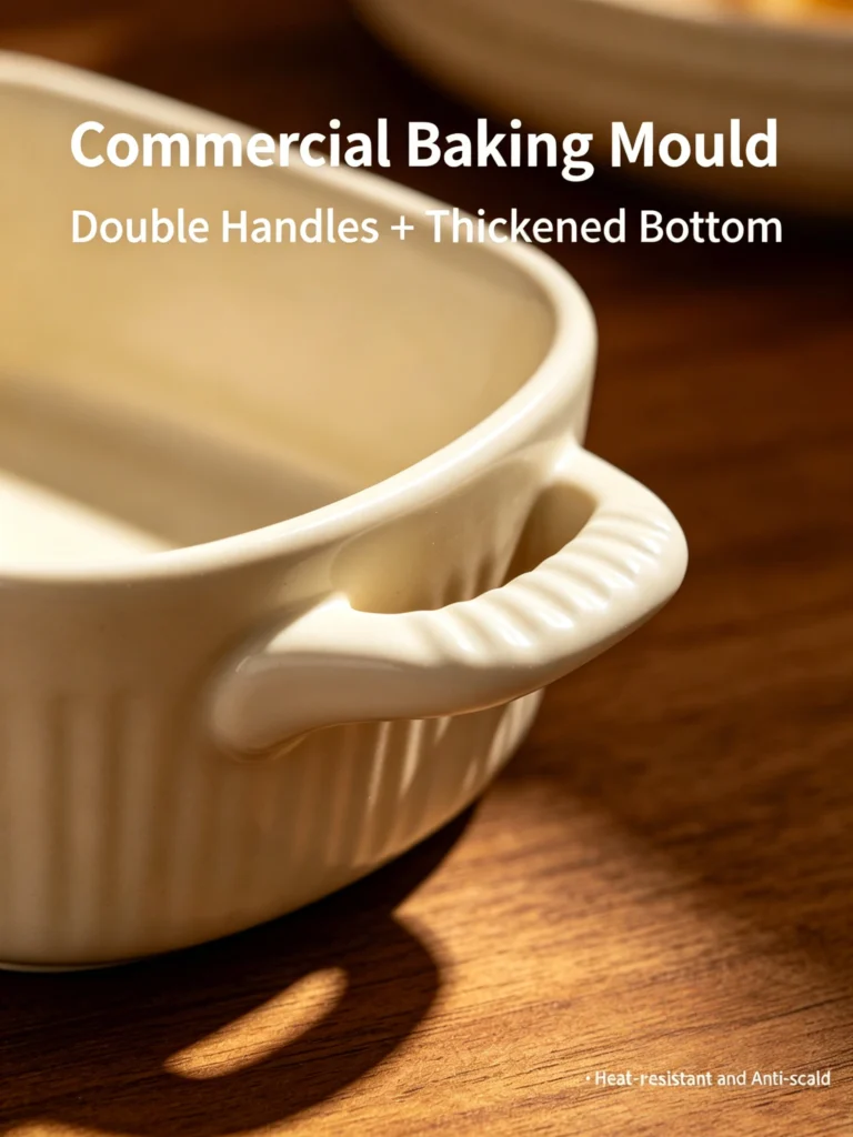 Stoneware baking tray matte glaze